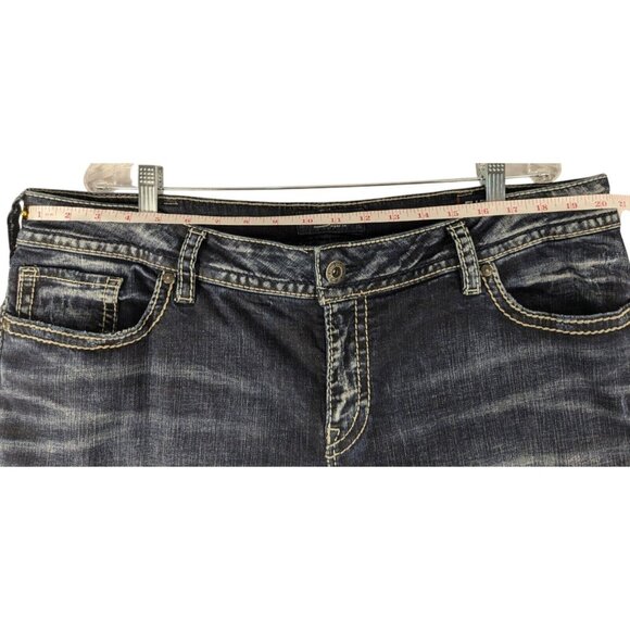 Silver Jeans Suki Mid Slim Bootcut Womens Sz 20/30 Super Stretch Fluid Denim Y2K - Picture 3 of 13